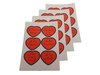 60 mm Textielstickers Set van 24