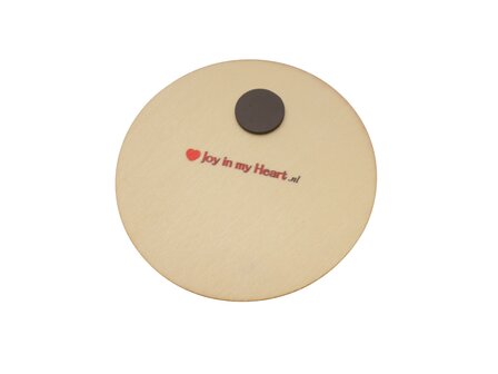 32 Houten affirmatieschilderijen of onderzetters 10cm