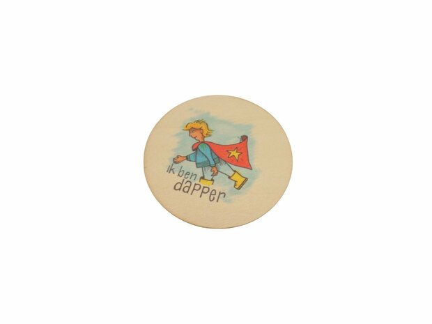 32 Houten Kaartjes 5cm